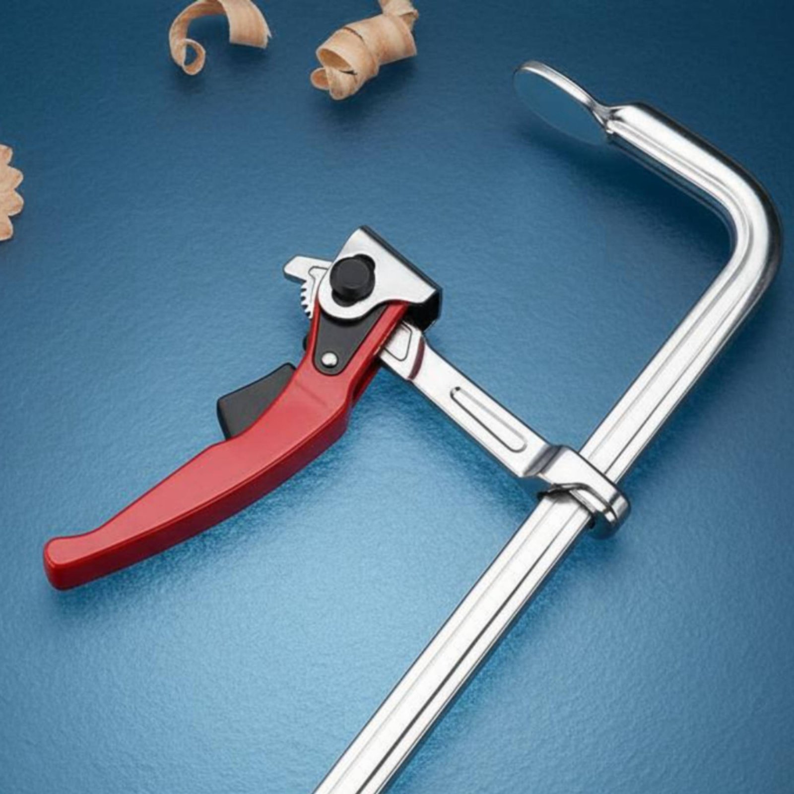 Woodworking Workshop Design - 2 Pieces Ratchet F Clamp Industrial
