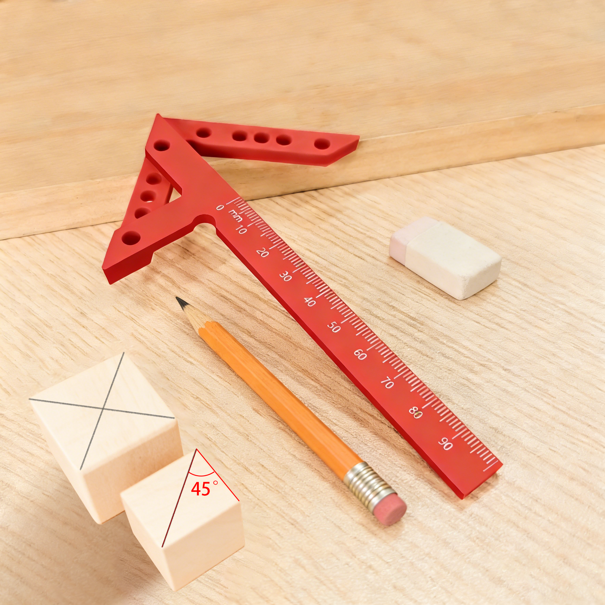Woodworking Classes - Woodworking Center Line Scriber Multi-function Plastic