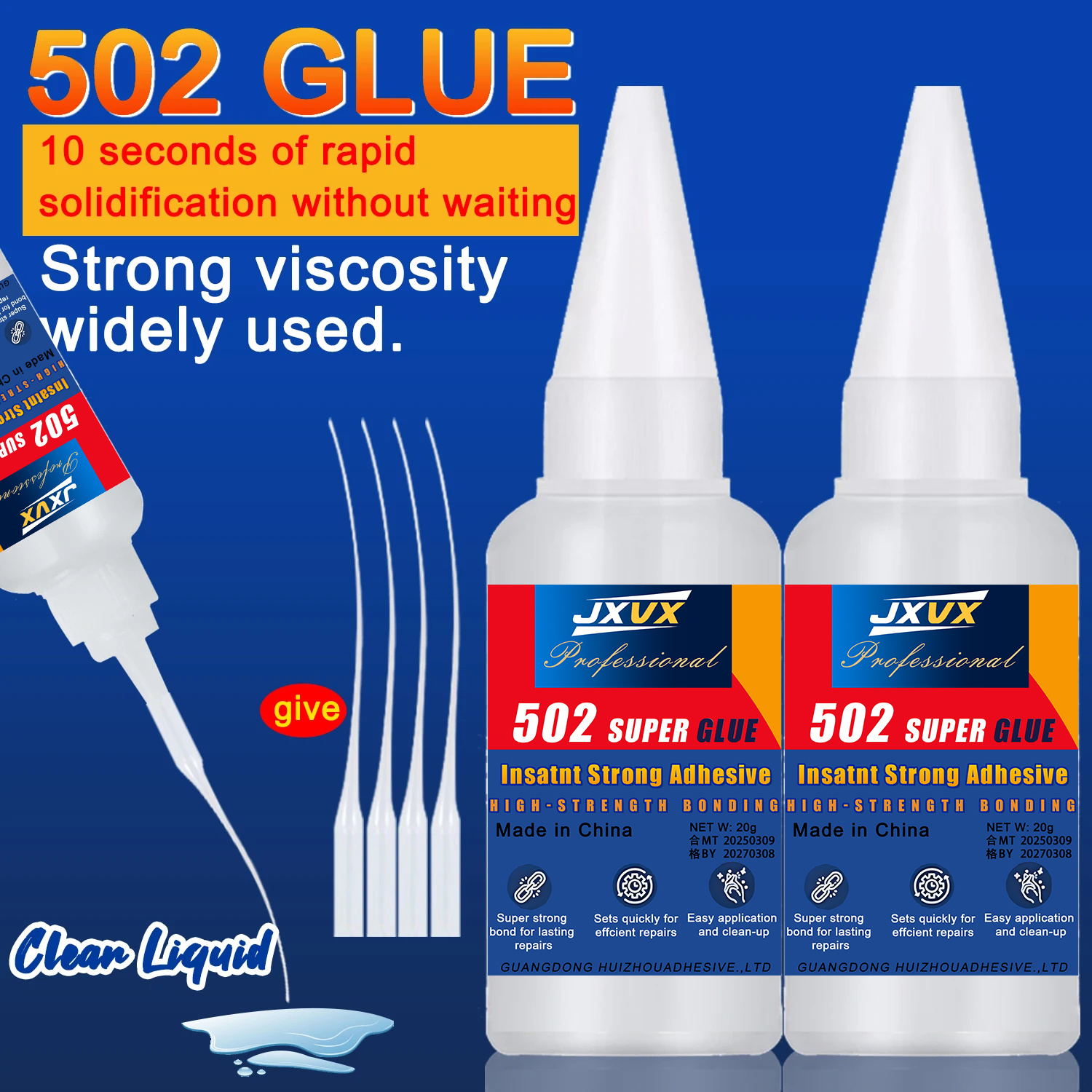 Woodworking Quick Glue - JXVX 1-5 PCs Super glue 502