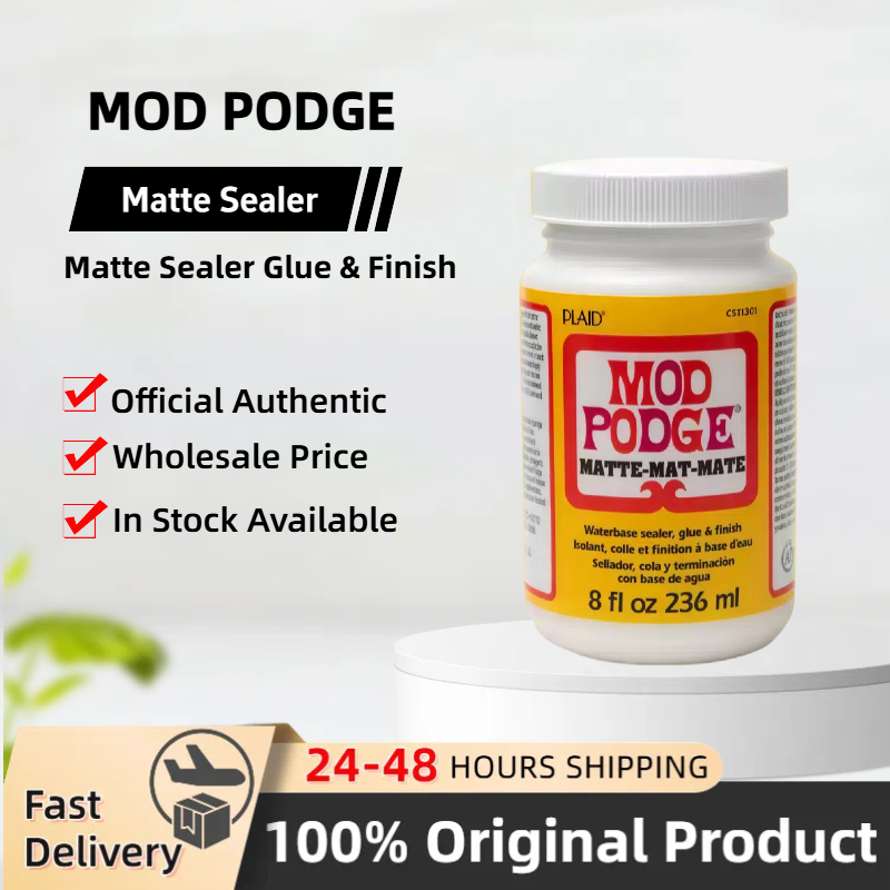 Woodworking Quick Glue - Mod Podge Matte Sealer Glue and