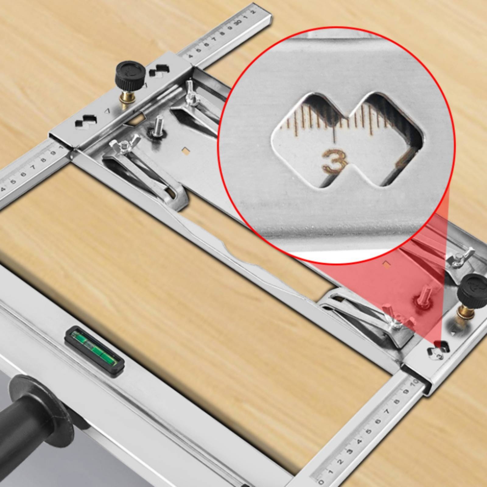 Woodworking Cutting Tools - Board Cutting Guide Sliding Perimeter Trimming