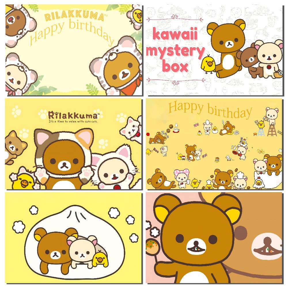 Woodworking Rabbet - 1pc Cute Rilakkuma Cartoon Style Background