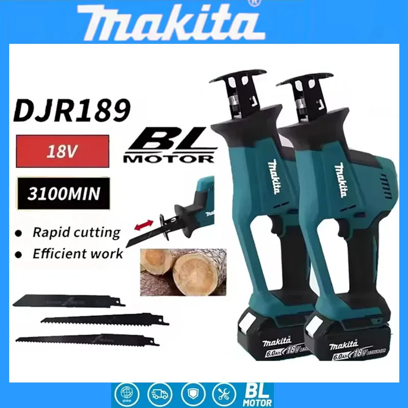 Woodworking Jobs - Makita DJR189 18V Cordless Electric Reciprocating