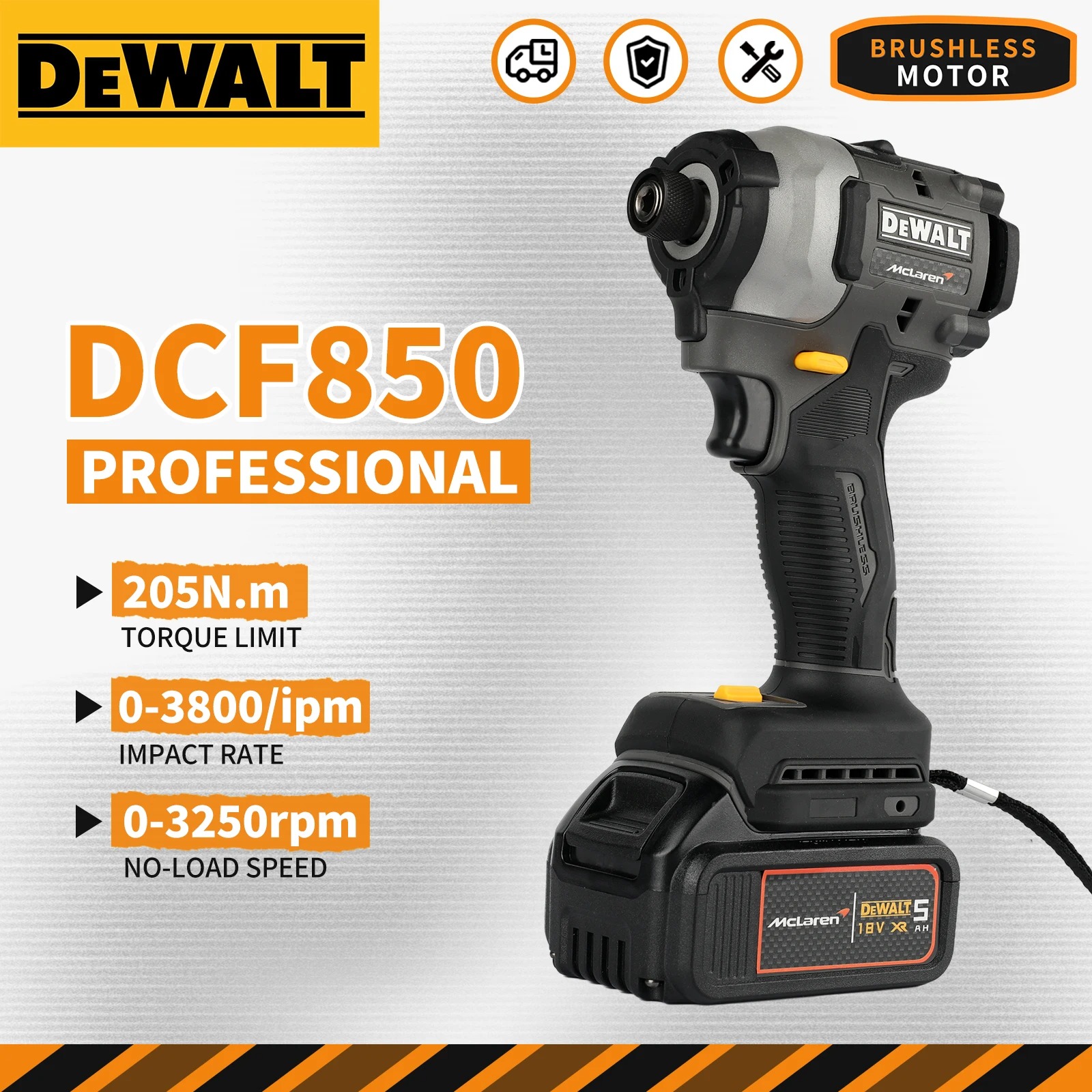 Woodworking Lathe Chuck - DEWALT DCF85M 20V Max XR Brushless