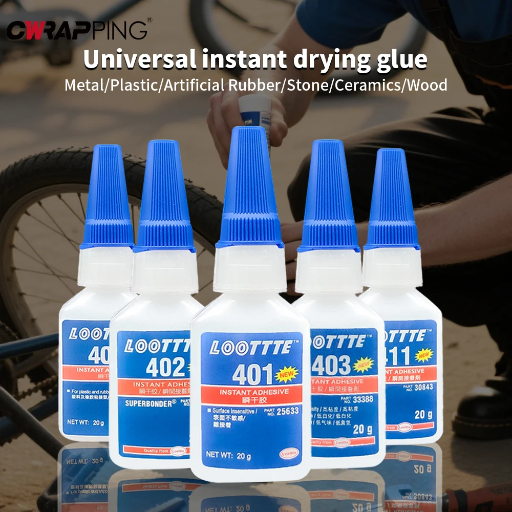 20ml Loottte Rubber Metal Wood – Woodworking Quick Glue recenzja i cena