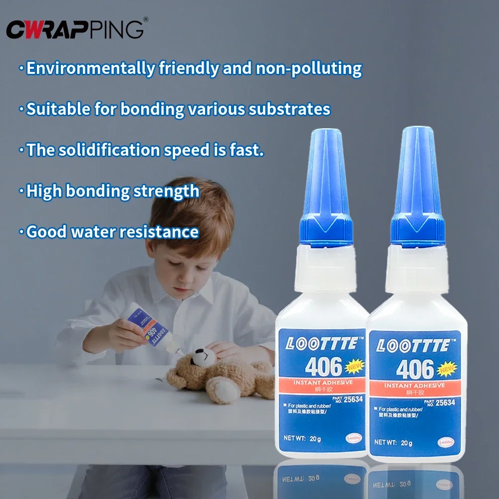 20ml Loottte Rubber Metal Wood – Woodworking Quick Glue recenzja i cena