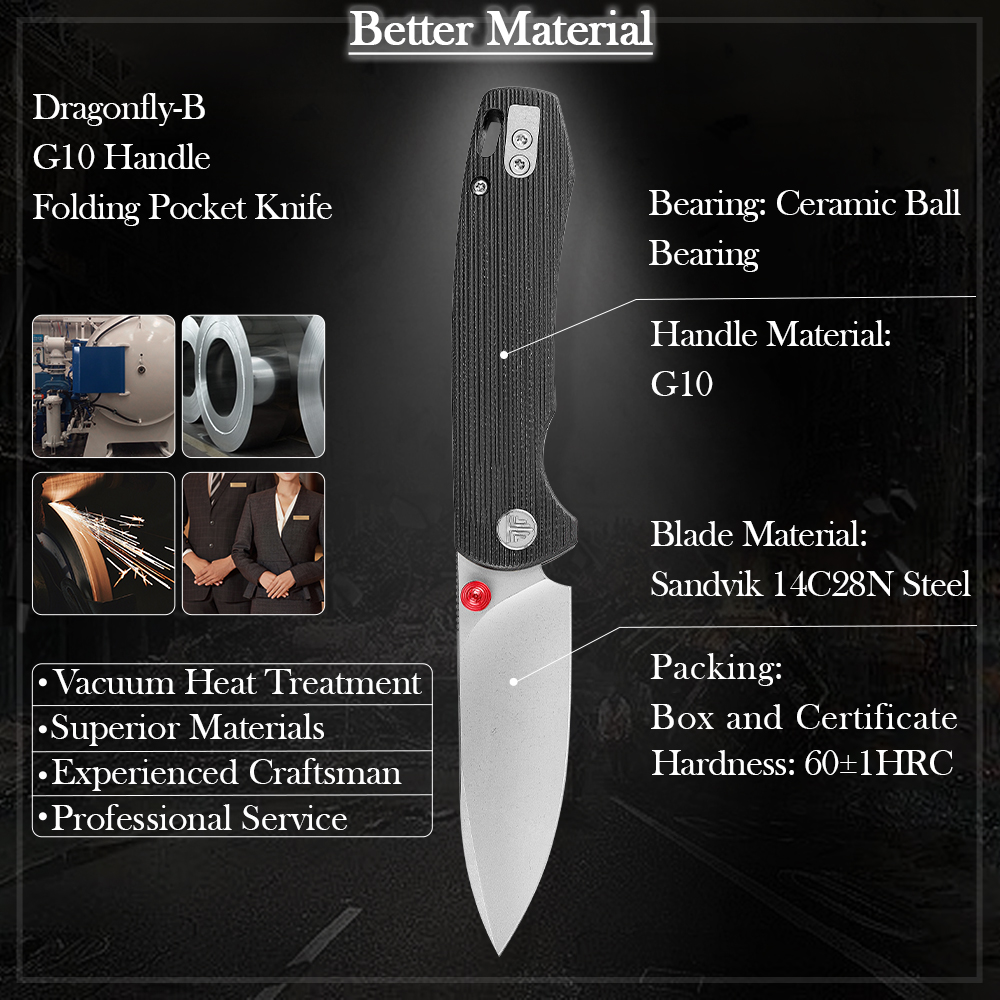 TRIVISA Folding Knife for Men, – Woodworking Gifts For Men recenzja i cena