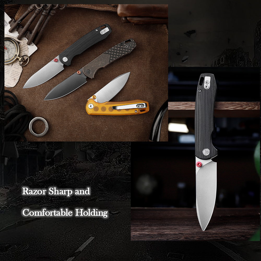TRIVISA Folding Knife for Men, – Woodworking Gifts For Men recenzja i cena