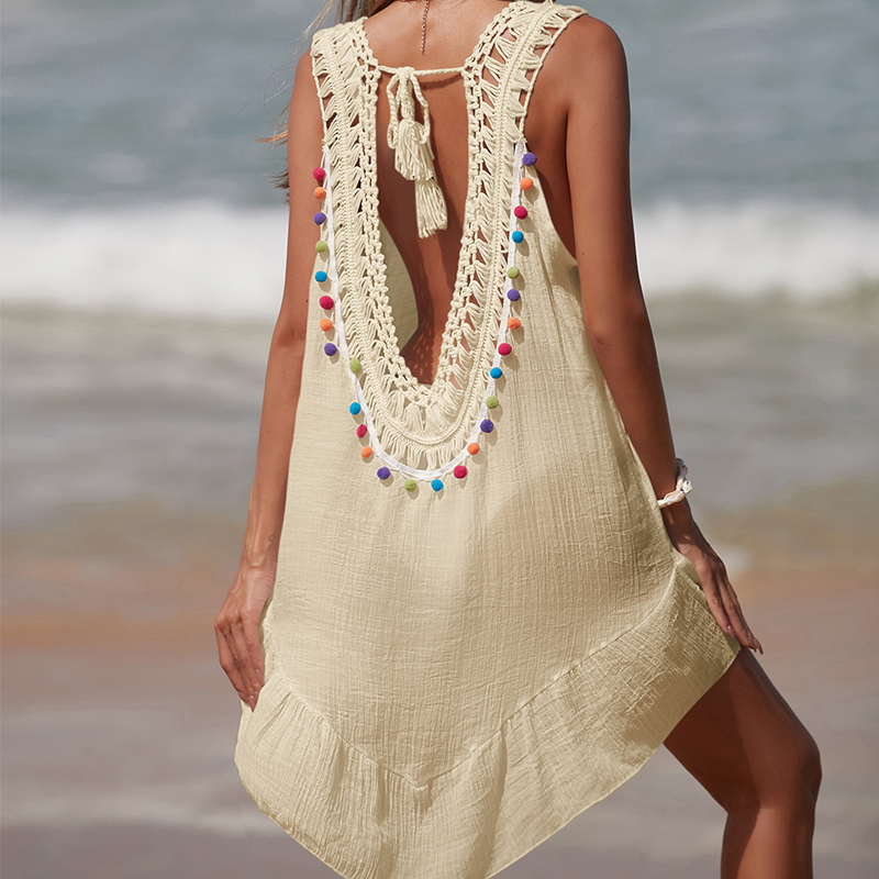 Women V-Neck Backless Hollow O – Woodworking Women recenzja i cena