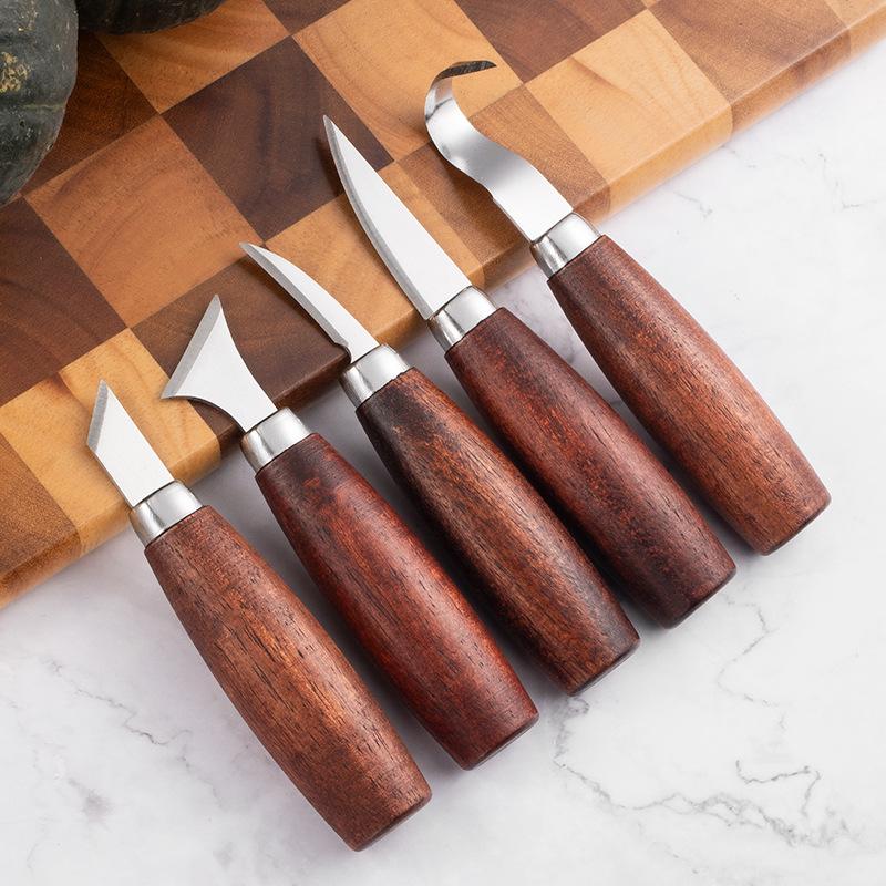 （Summer6）5 Pcs Tools For Wood  – Woodworking Veneer Cutter recenzja i cena