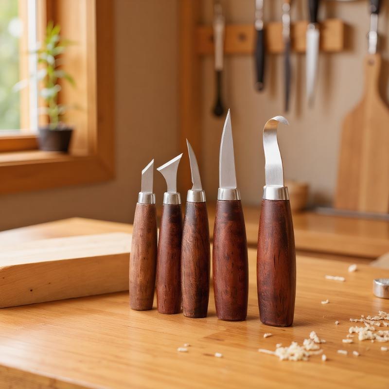 （Summer6）5 Pcs Tools For Wood  – Woodworking Veneer Cutter recenzja i cena