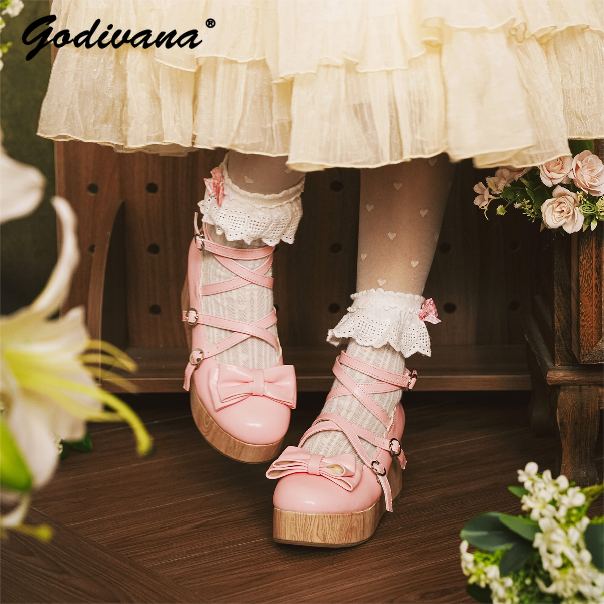 Retro Wooden Bottom High Heels – Woodworking Women recenzja i cena