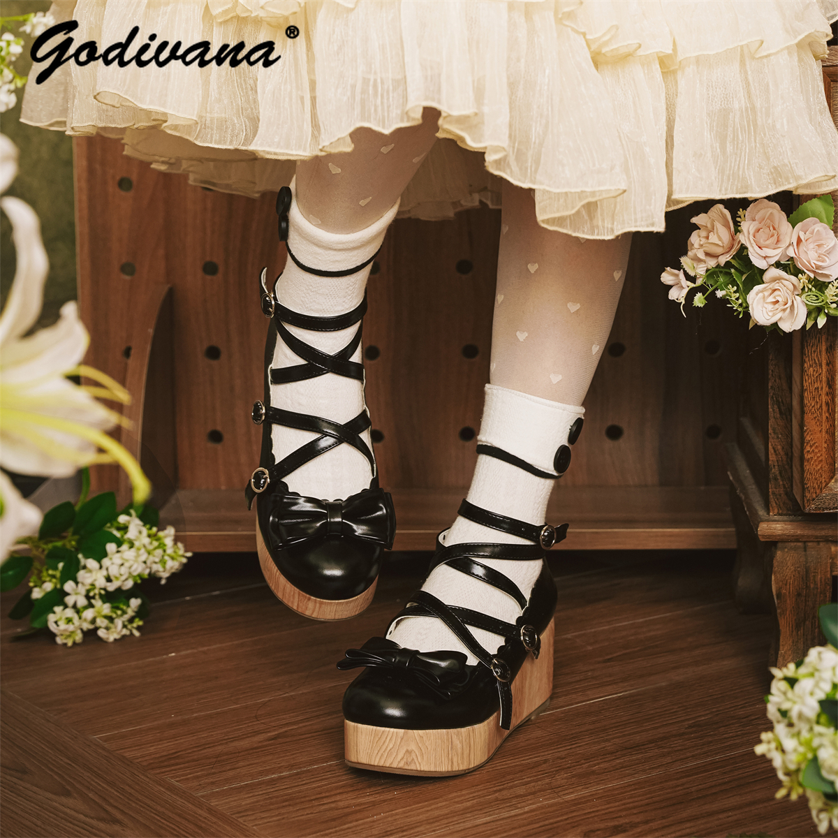 Retro Wooden Bottom High Heels – Woodworking Women recenzja i cena