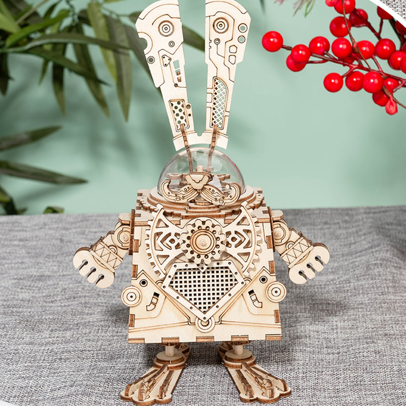 DIY Mechanical Wooden Model Ki – Woodworking Rabbet recenzja i cena