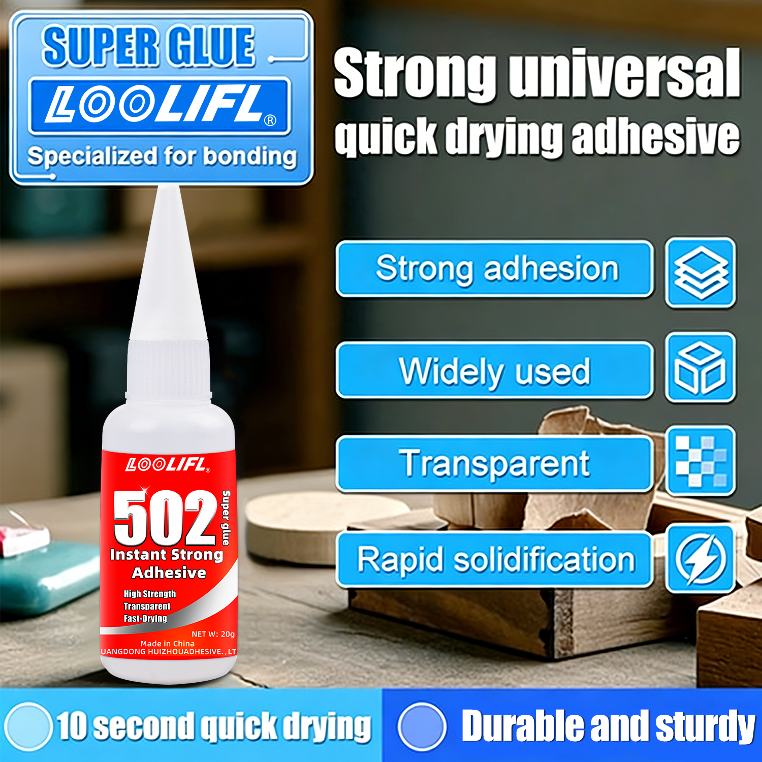 5-10pcs 502 Super Glue Instant – Woodworking Quick Glue recenzja i cena