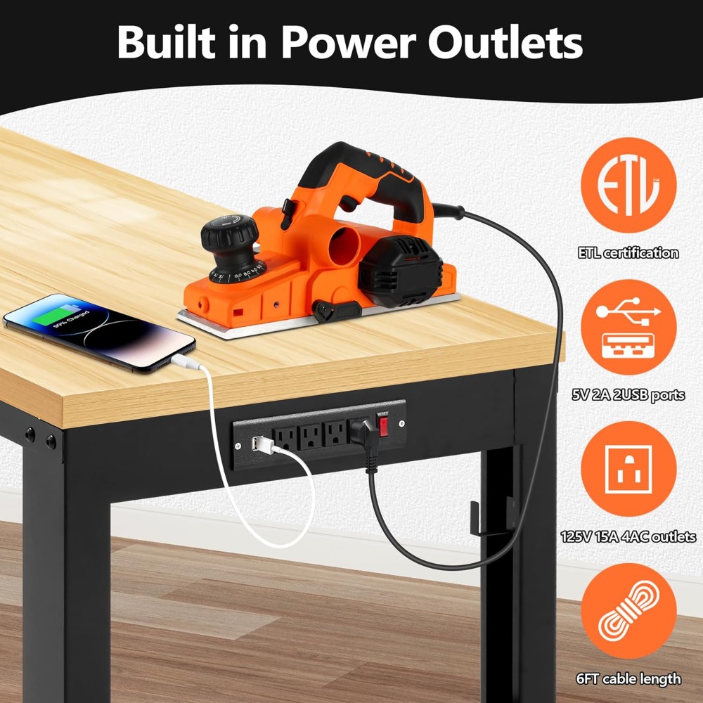 Adjustable Workbench, Heavy Du – Woodworking Work Table recenzja i cena