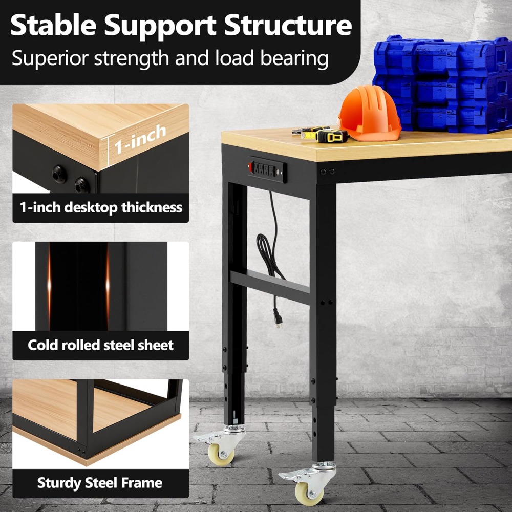 Adjustable Workbench, Heavy Du – Woodworking Work Table recenzja i cena