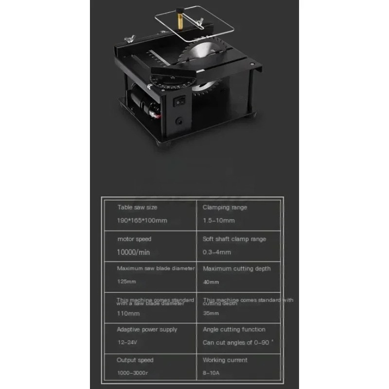Micro Small Table Saw DIY Wood – Woodworking Files recenzja i cena
