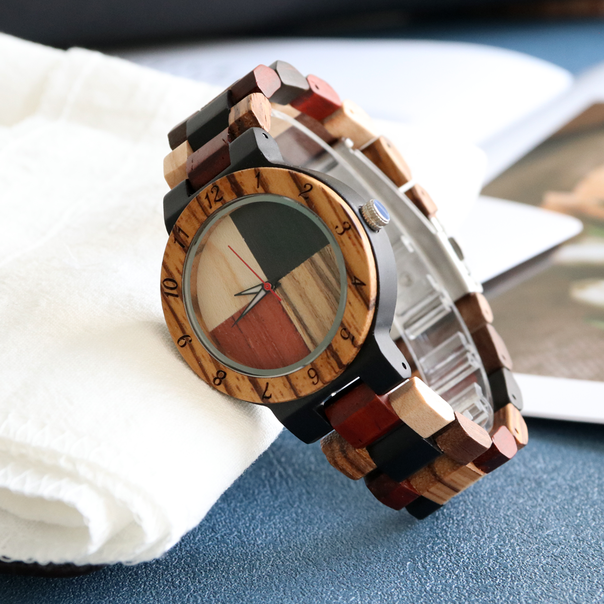 Women's Wooden Quartz Wristwat – Woodworking Women recenzja i cena