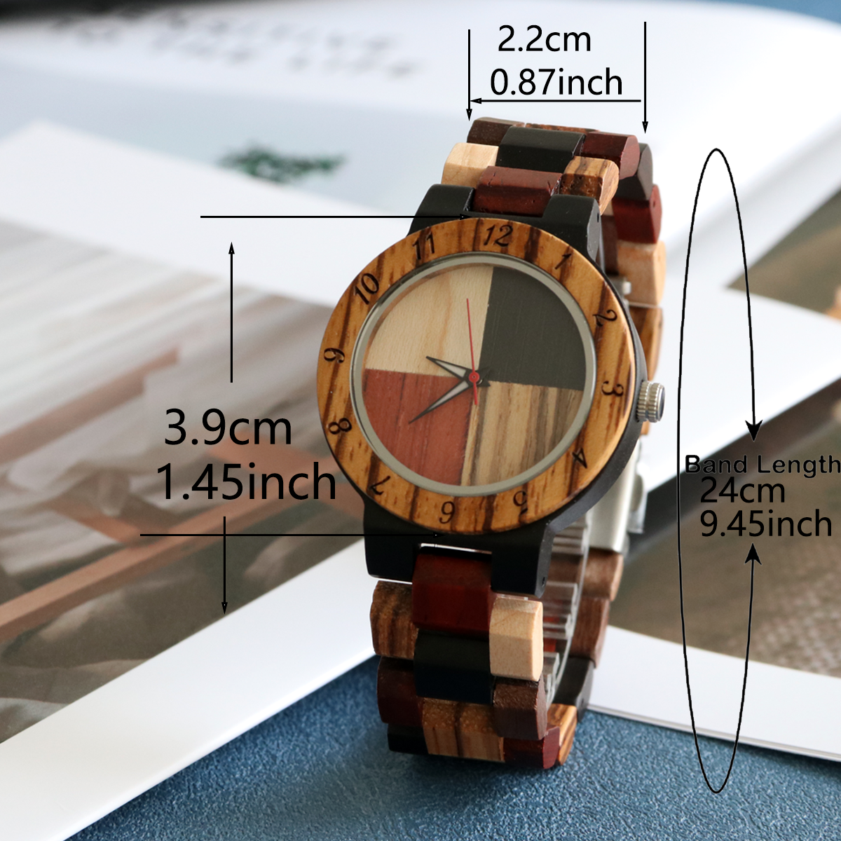 Women's Wooden Quartz Wristwat – Woodworking Women recenzja i cena
