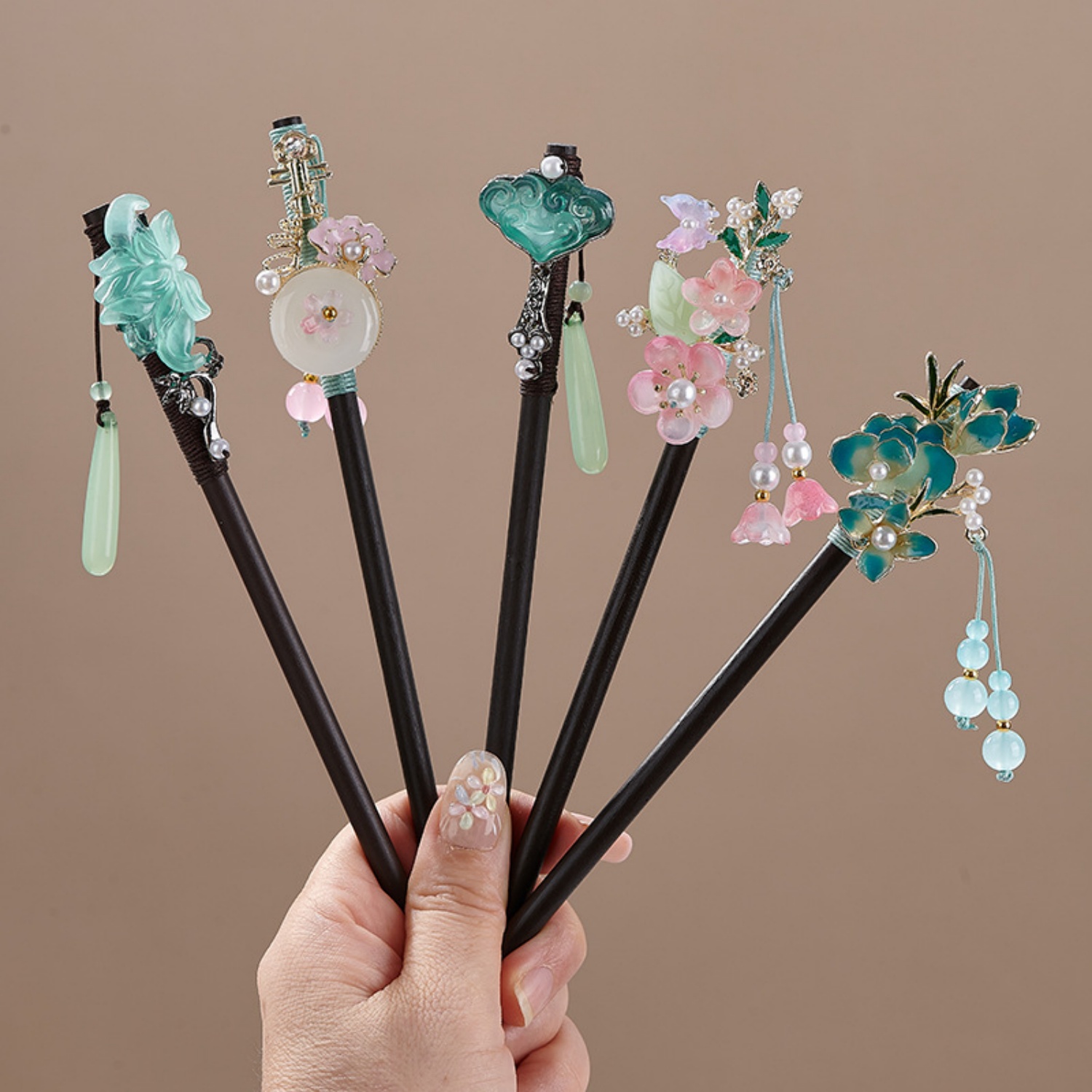 Vintage Flower Hairpin For Wom – Woodworking Women recenzja i cena