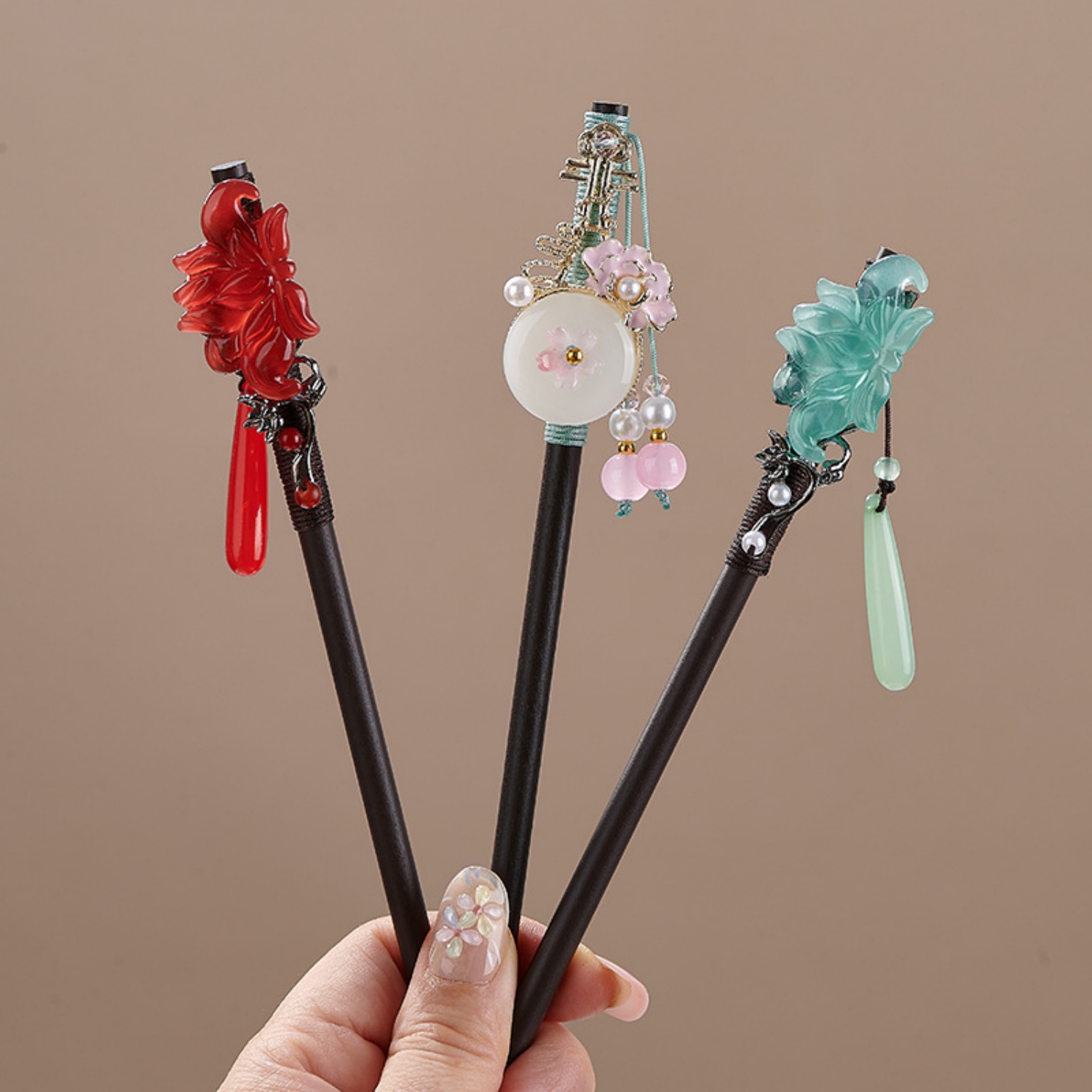 Vintage Flower Hairpin For Wom – Woodworking Women recenzja i cena