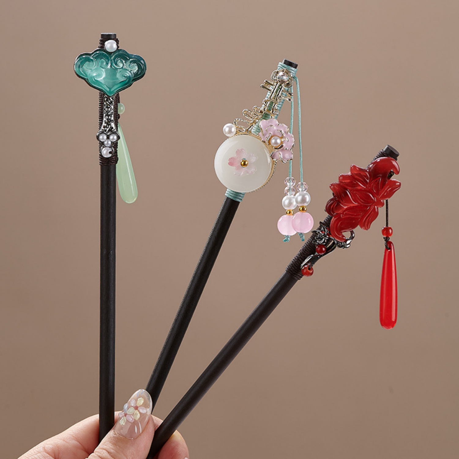 Vintage Flower Hairpin For Wom – Woodworking Women recenzja i cena