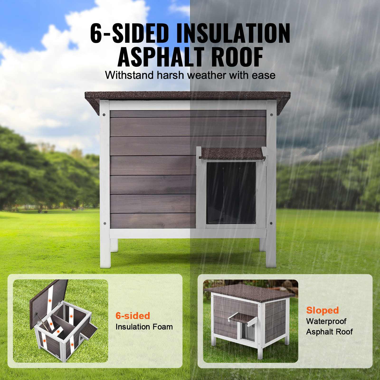 SucceBuy Outdoor Cat House Wea – Woodworking Rabbet recenzja i cena