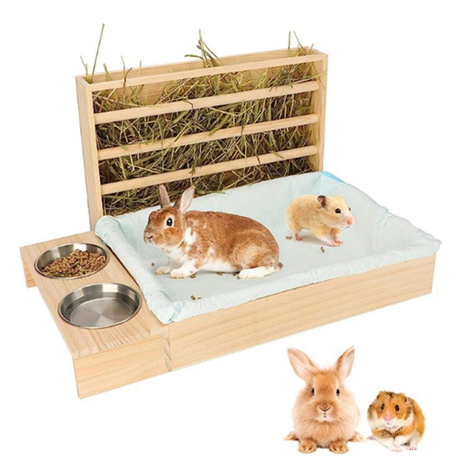 Wooden Rabbit Hay Feeder with  – Woodworking Rabbet recenzja i cena