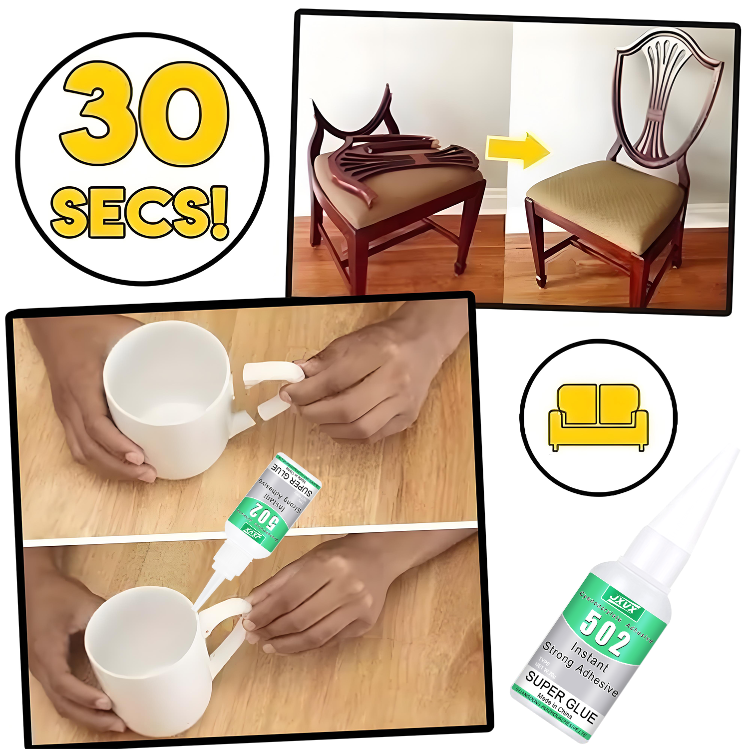 15pcs 502 Super Glue Instant Q – Woodworking Quick Glue recenzja i cena