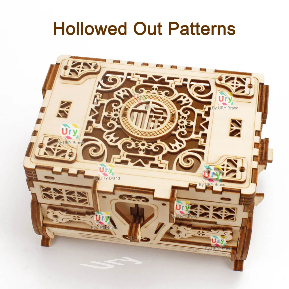 URY 3D Wooden Puzzle Mini Anti – Woodworking Women recenzja i cena