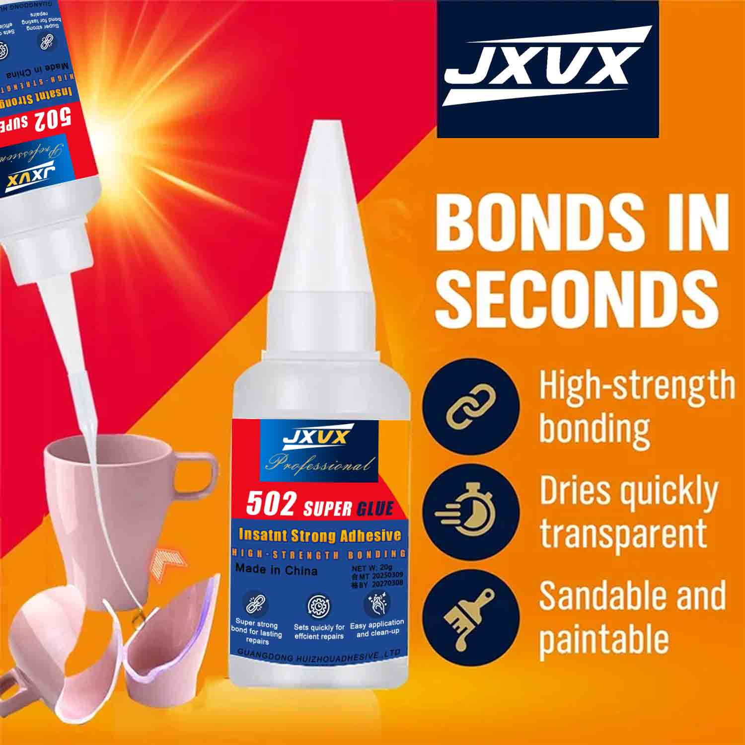 JXVX 1-5 PCs Super glue 502 Hi – Woodworking Quick Glue recenzja i cena