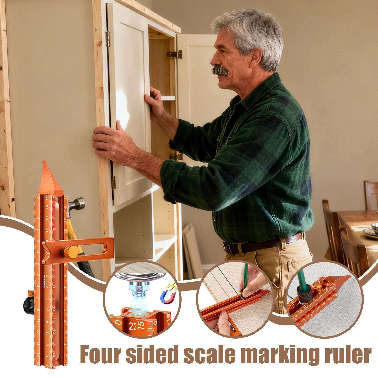 Woodworking Ruler Magnetic Bas – Woodworking Cutting Tools recenzja i cena