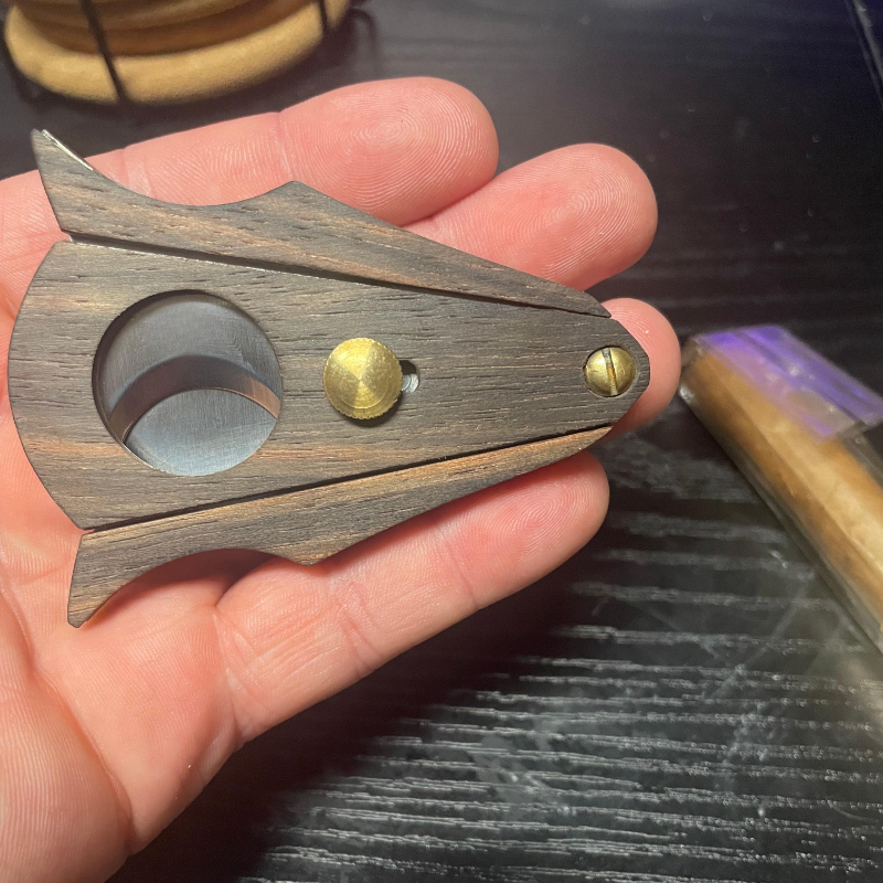 Wooden Cigar Cutter Scissors K – Woodworking Veneer Cutter recenzja i cena