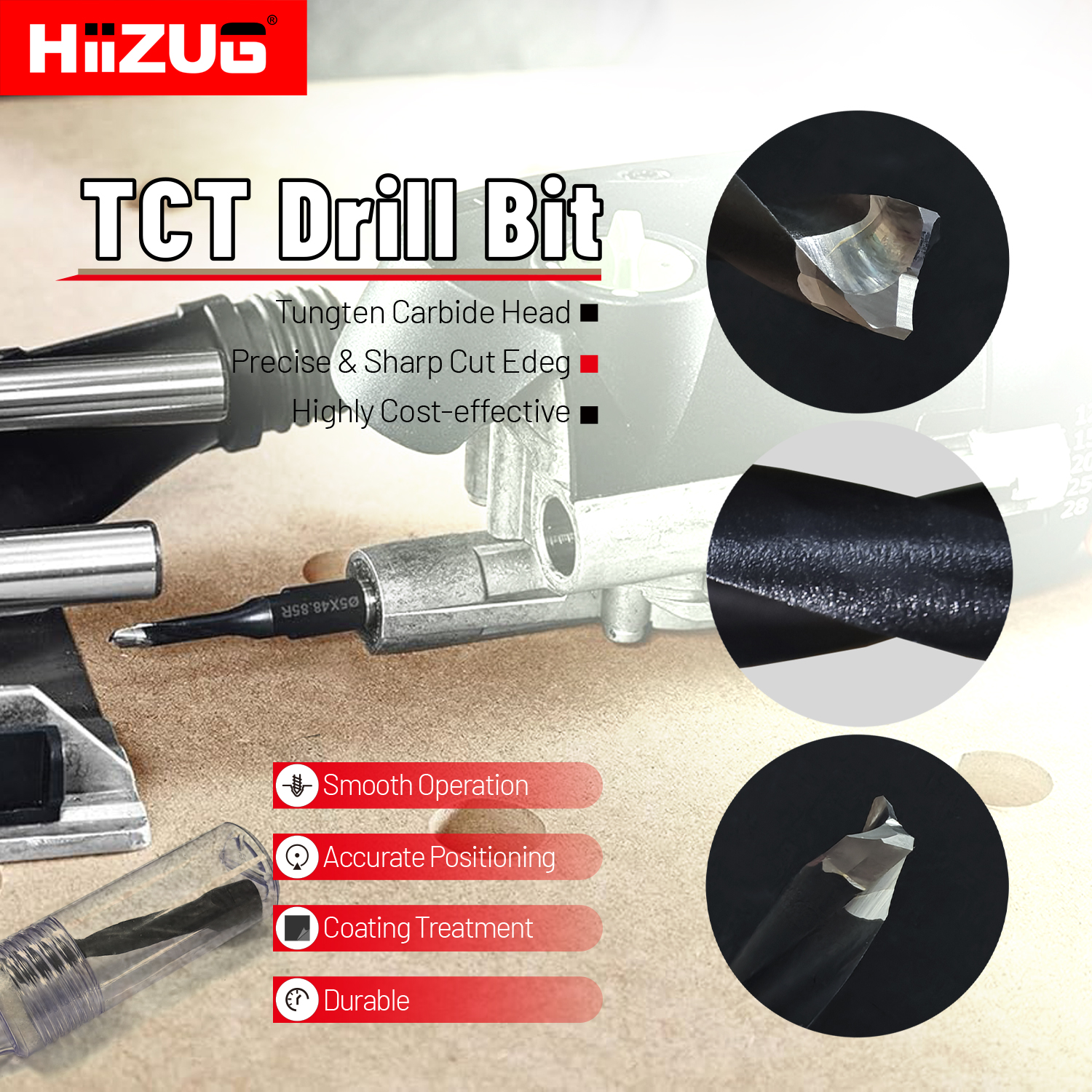 14mm Shank Solid Carbide Drill – Woodworking Domino recenzja i cena