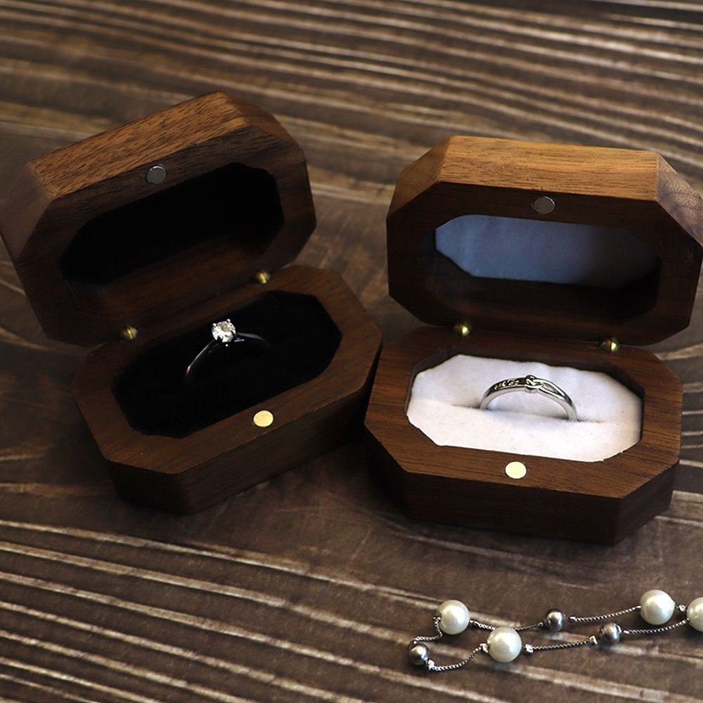 Rectangle Proposal Ring Wooden – Woodworking Women recenzja i cena