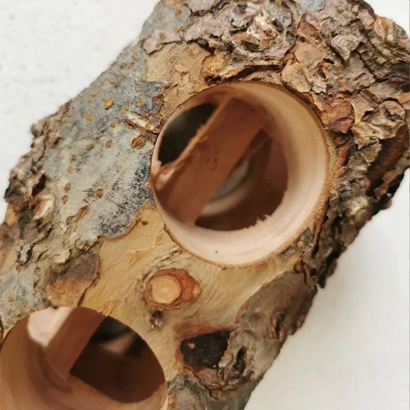 Pet Hamster Toy Natural Apple  – Woodworking Rabbet recenzja i cena