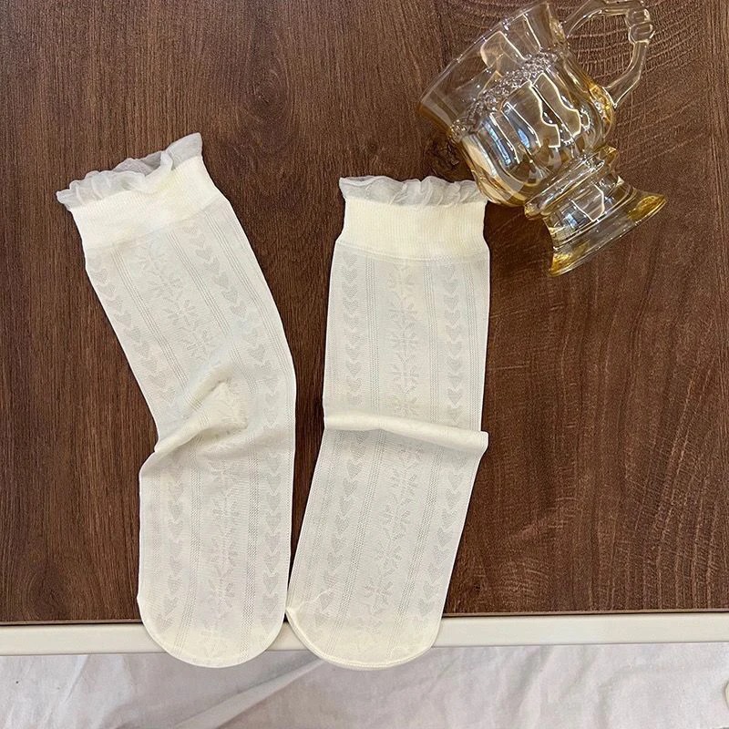 3 Pairs Women's Socks White La – Woodworking Women recenzja i cena