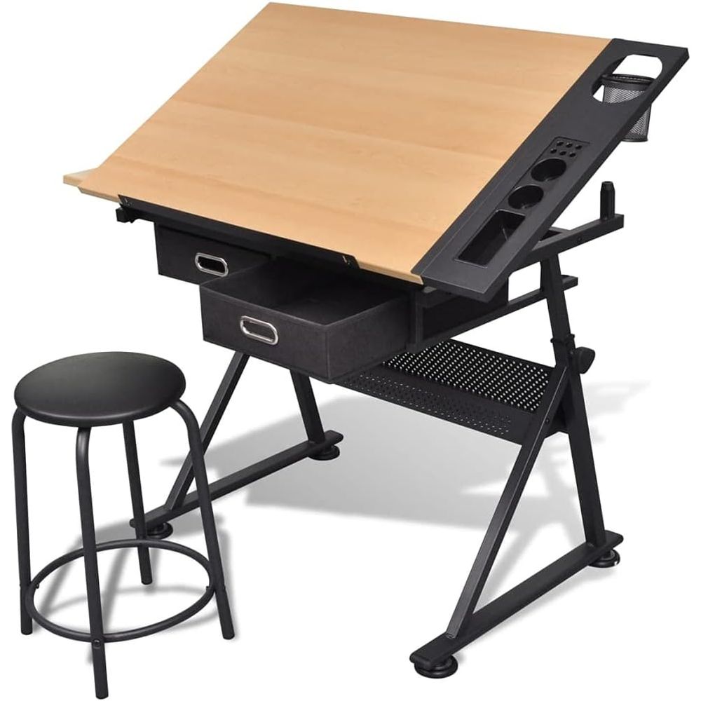 Adjustable Height Drafting Tab – Woodworking Work Table recenzja i cena