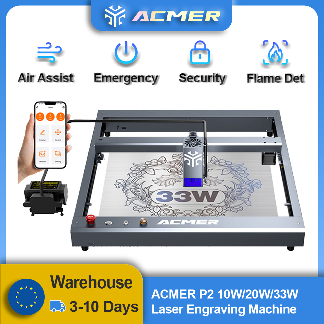 ACMER P2 Laser Engraver 33W 20 – Woodworking Jobs recenzja i cena