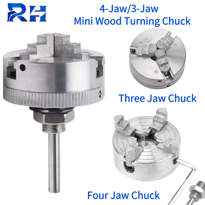 Mini Zinc Alloy 3-Jaw 4-Jaw Ch – Woodworking Lathe Chuck recenzja i cena