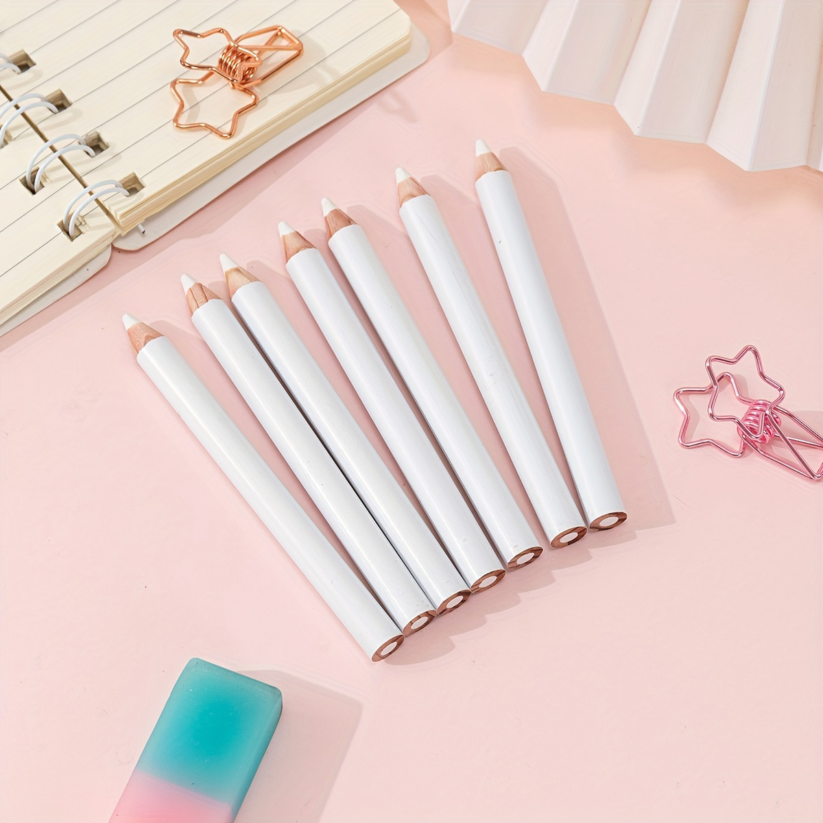 6PCS White Tailor Pen, Sewing  – Woodworking Women recenzja i cena
