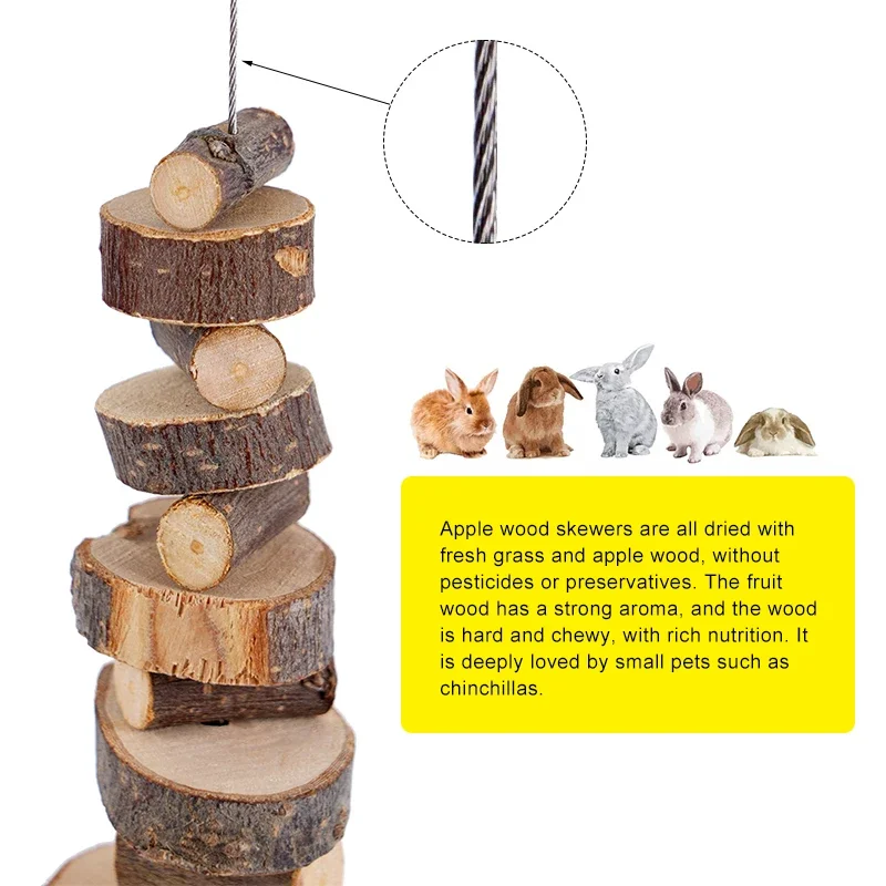 Hamster Rabbit Chew Toy Natura – Woodworking Rabbet recenzja i cena