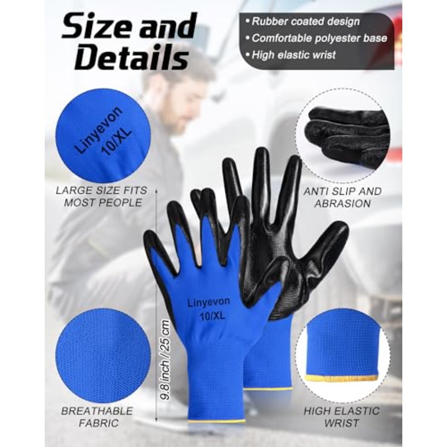 54 Pairs PU Coated Reusable Ru – Woodworking Women recenzja i cena