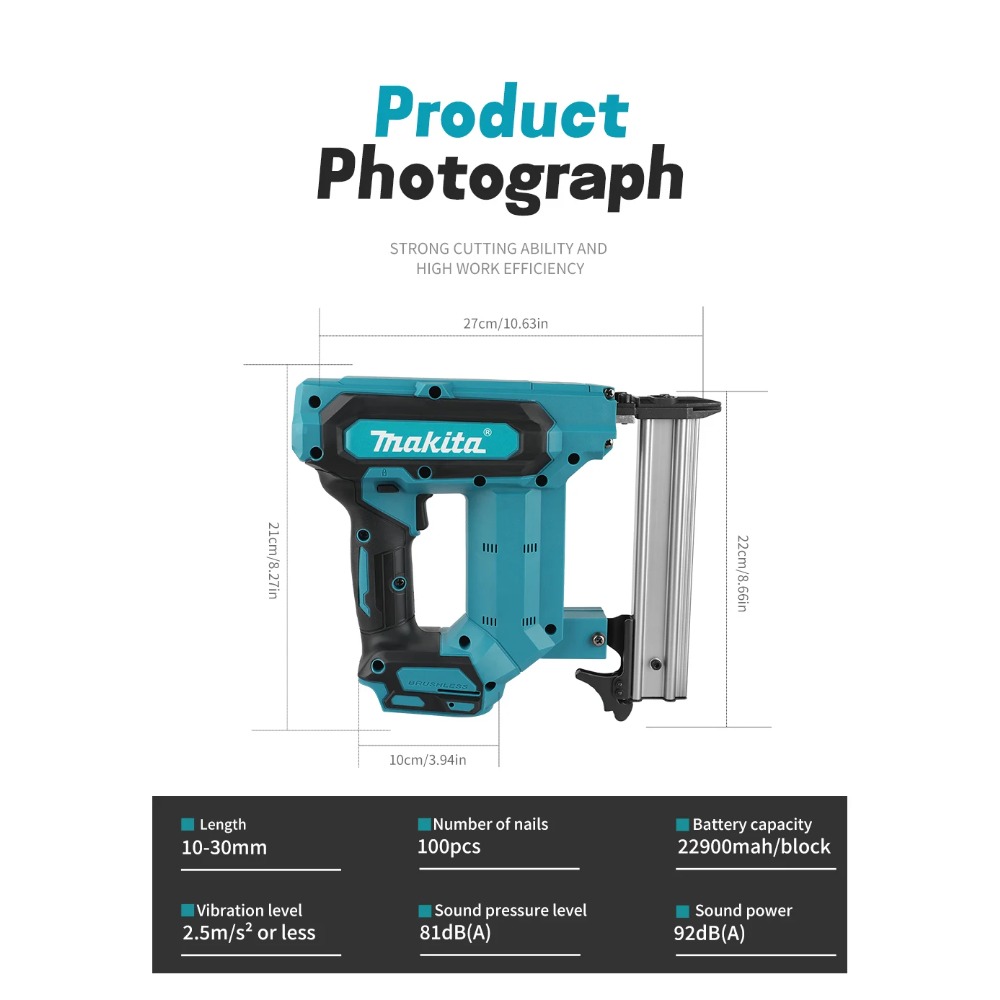 2026 Makita F30 Cordless Impac – Woodworking Nail Gun recenzja i cena