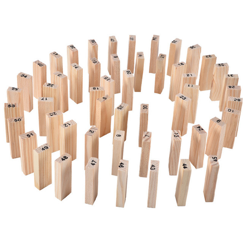 54Pcs Building Blocks Toy Funn – Woodworking Domino recenzja i cena