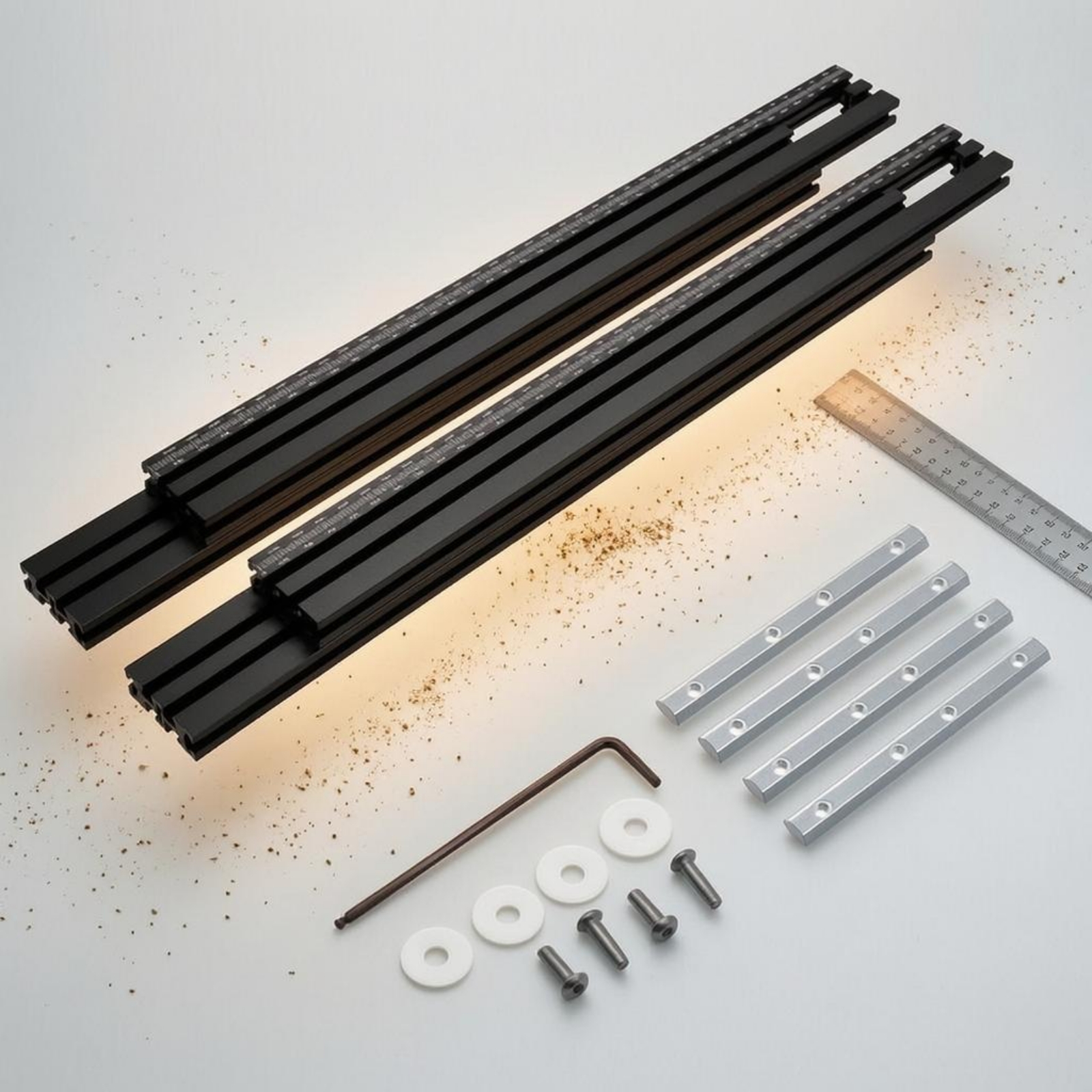 Routing Guide Tracks Metal Cut – Woodworking Cutting Tools recenzja i cena