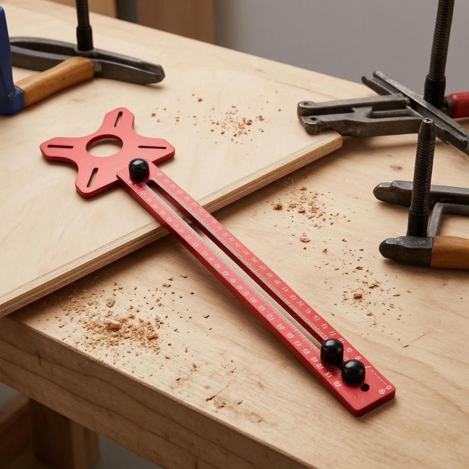 Router Circle Cutting Jig Star – Woodworking Cutting Tools recenzja i cena