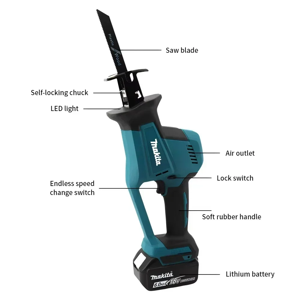 Makita DJR189 18V Cordless Ele – Woodworking Jobs recenzja i cena
