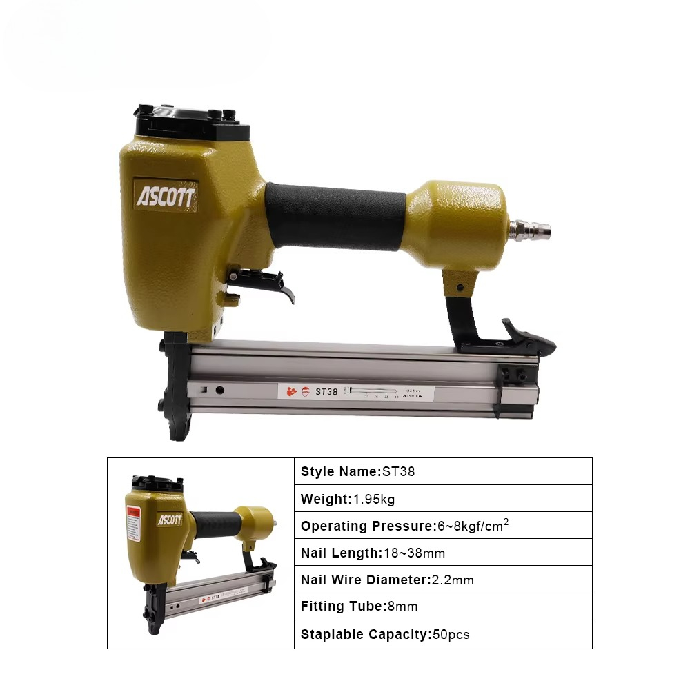 ST38 14GA Heavy  Pneumatic Nai – Woodworking Nail Gun recenzja i cena